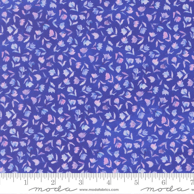 Delphinium Floral Agapanthus - Quilt Fabric