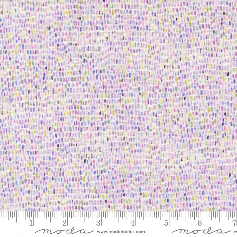 Delphinium Dots Snowdrop - Quilt Fabric
