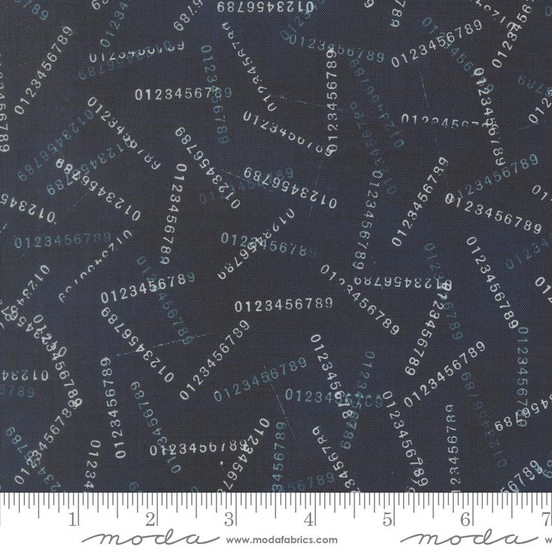 Data Digits Hawking - Quilt Fabric, zoomed in. Select this picture to zoom back out.