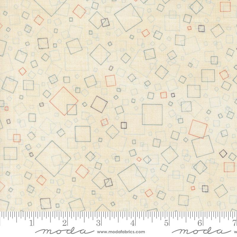 Data Squares Lovelace - Quilt Fabric, zoomed in. Select this picture to zoom back out.