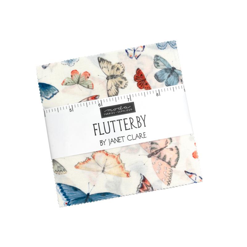 Flutterby - Charm Pack, zoomed in. Select this picture to zoom back out.