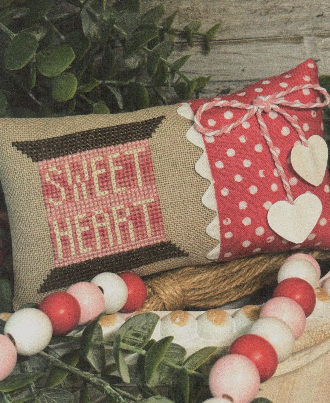 Sweetheart Spool - Valentine Cross Stitch Pattern 