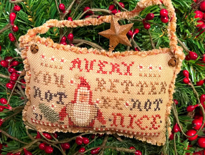 Not Nice Avery's 2024 Ornament - Christmas Pattern