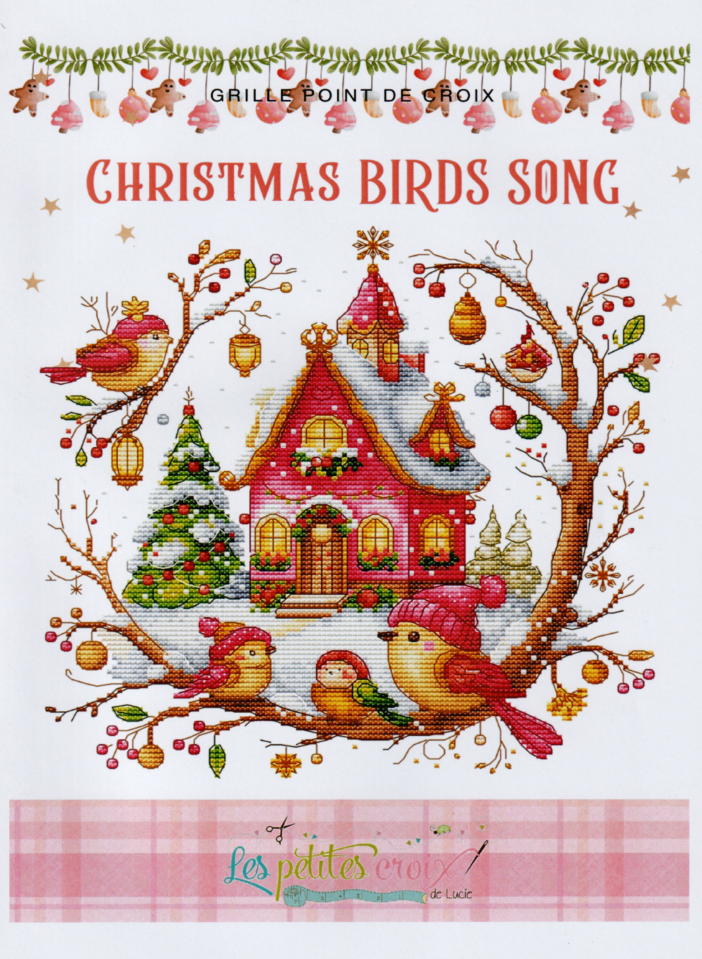 Christmas Birds Song - Cross Stitch Pattern 