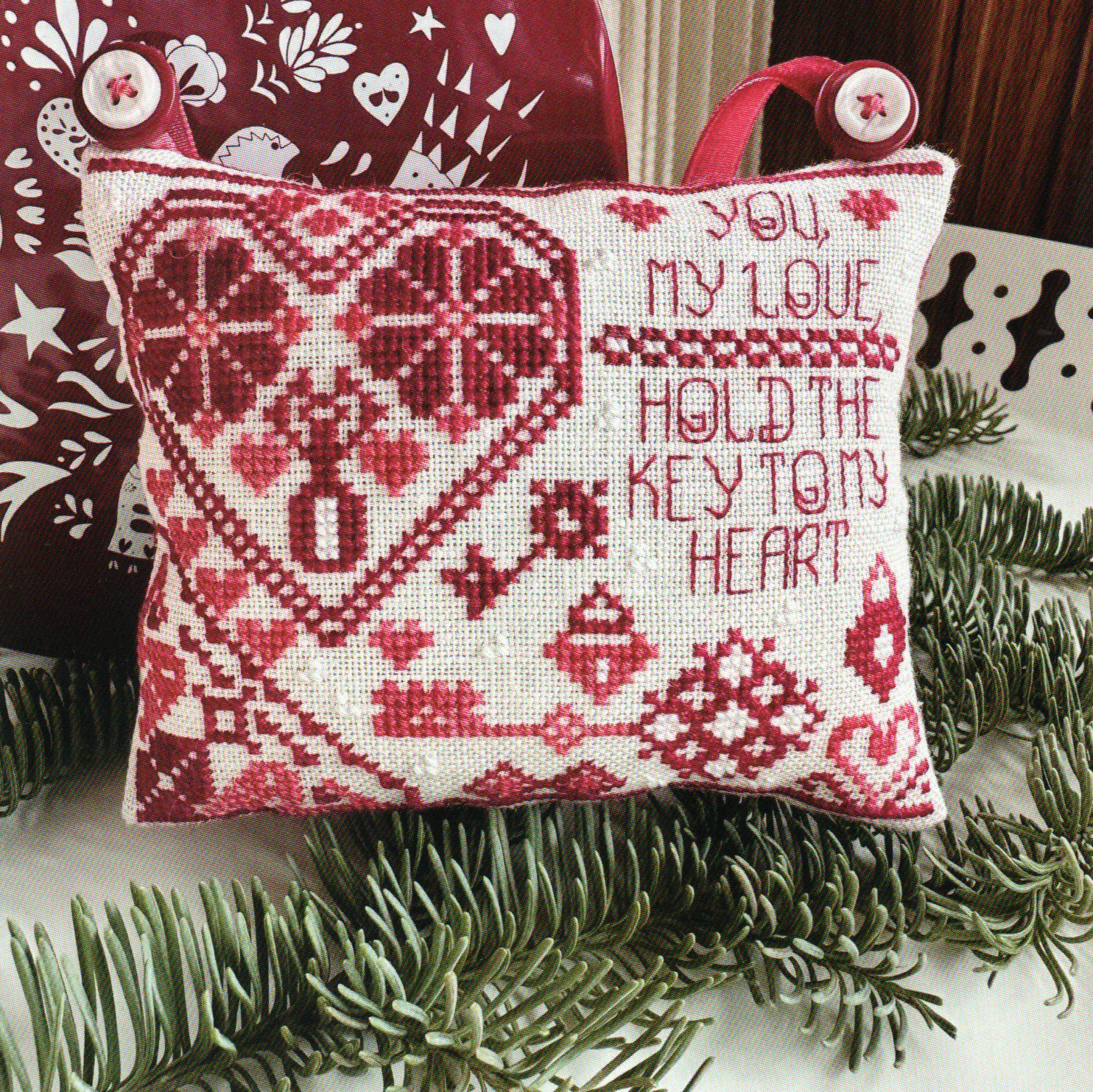 You, My Love - Valentine Cross Stitch Pattern