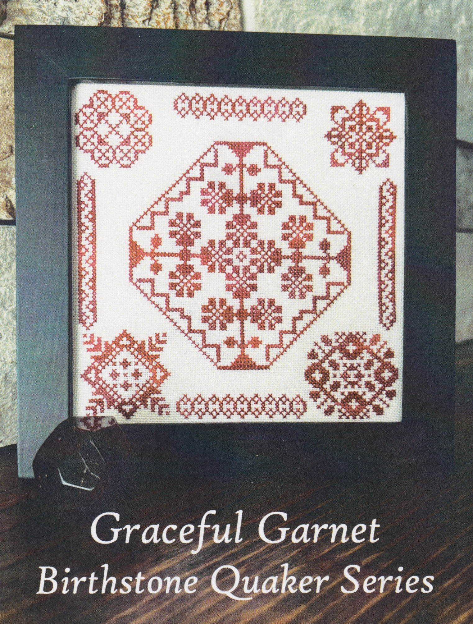Graceful Garnet - Cross Stitch Pattern
