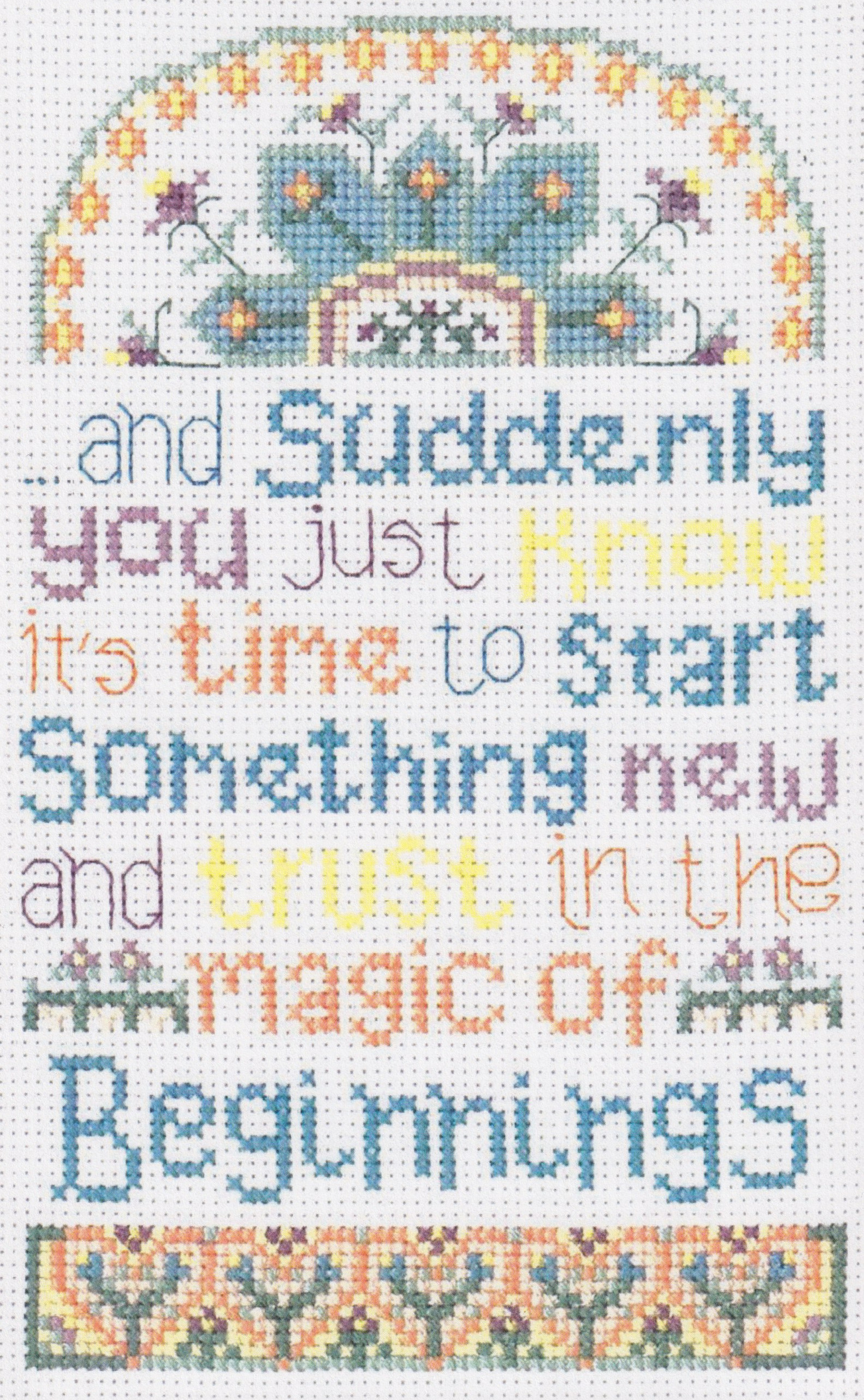 Magic Of Beginnings - Cross Stitch Pattern