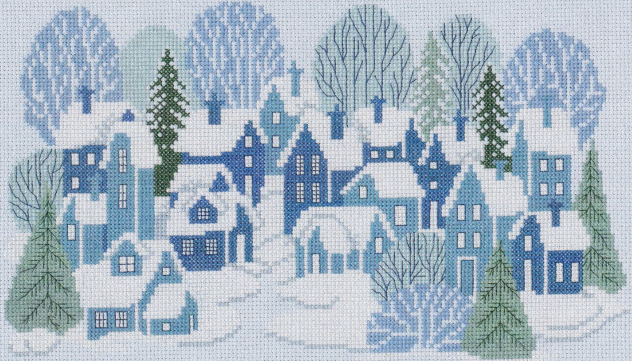 Snowy Serenity - Cross Stitch Pattern
