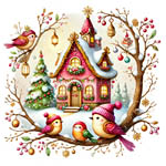 Christmas Birds Song - Needle Minder