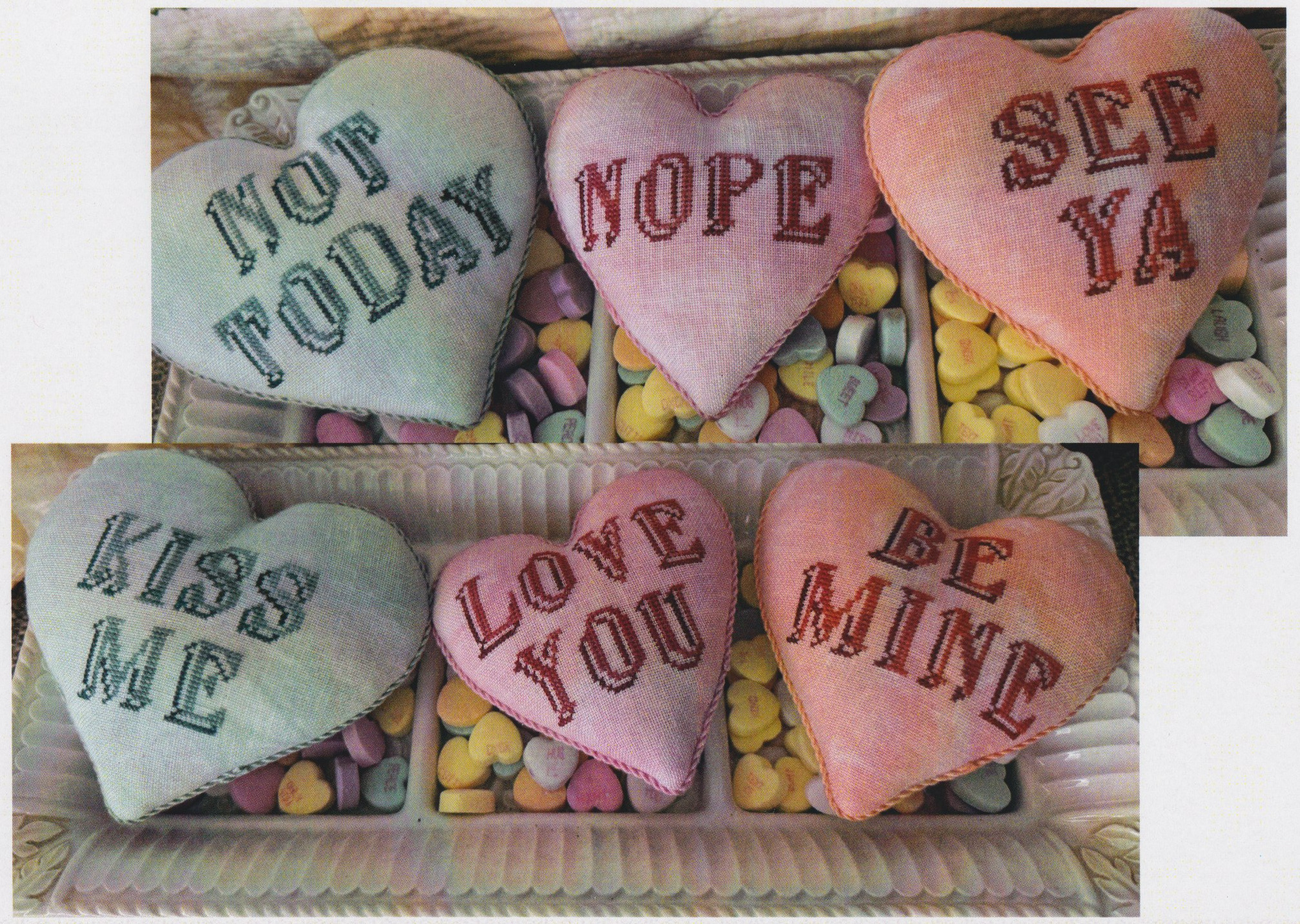 Valentine Flips - Cross Stitch Pattern