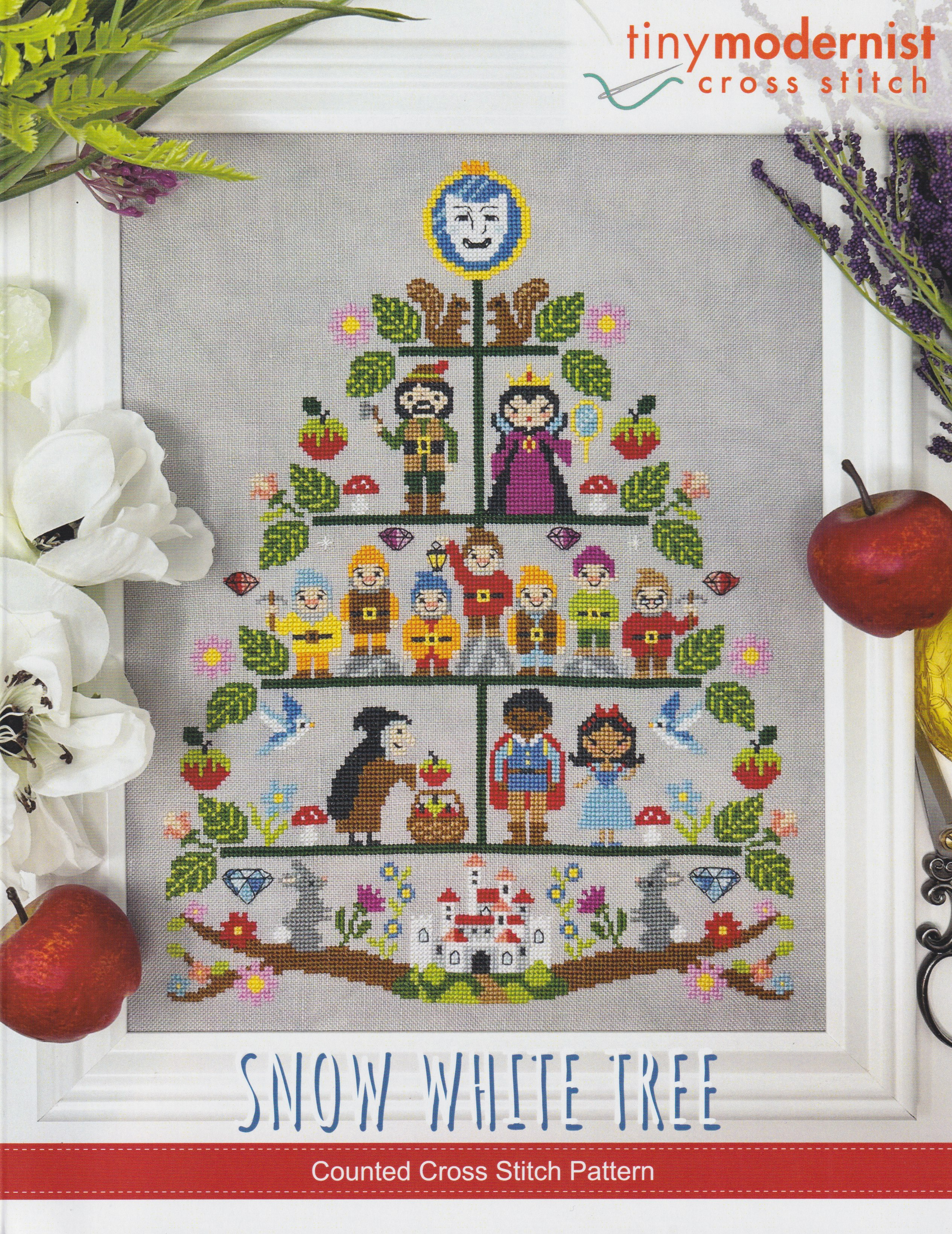 Snow White Tree - Cross Stitch Pattern