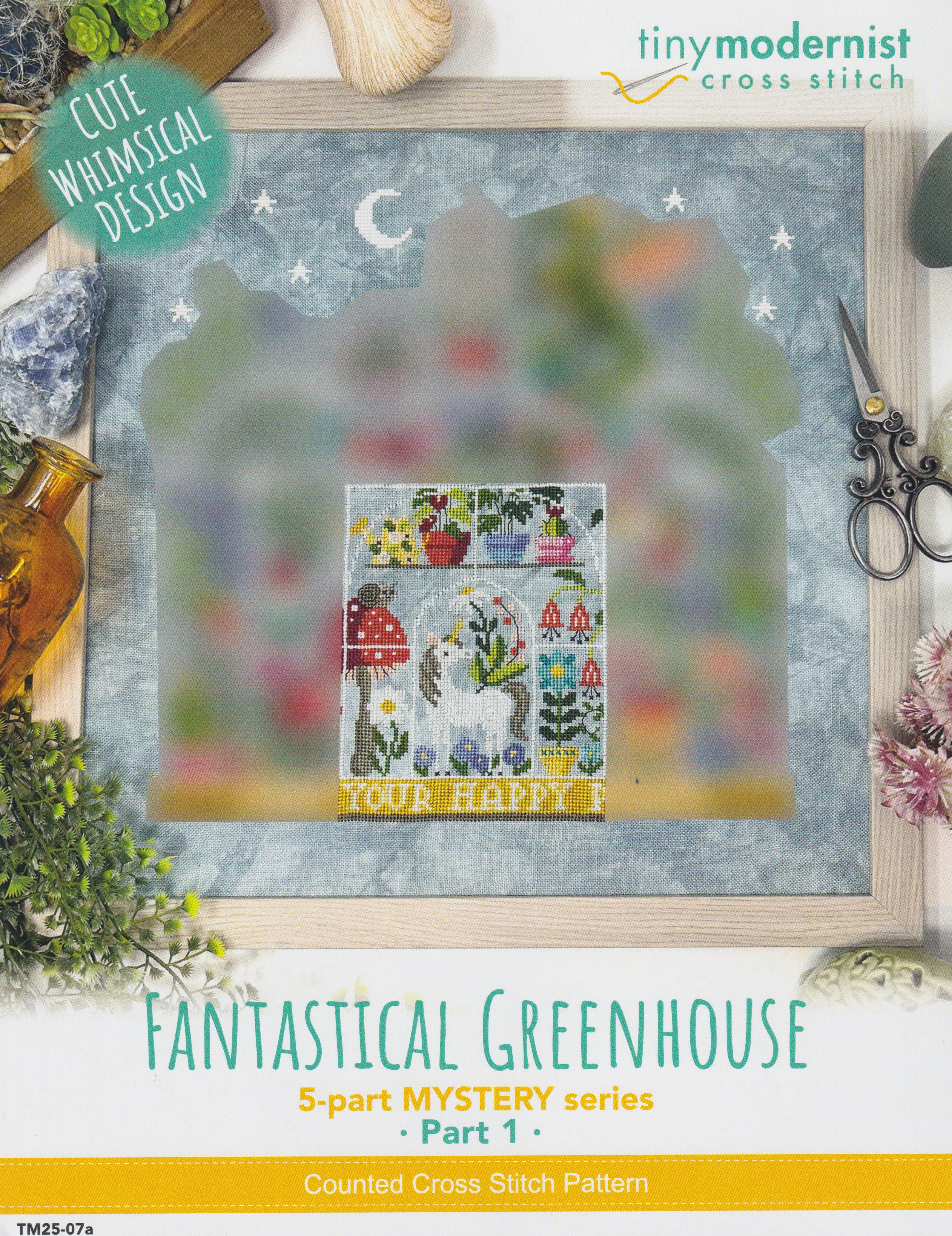 Fantastical Greenhouse 1 - Cross Stitch Pattern