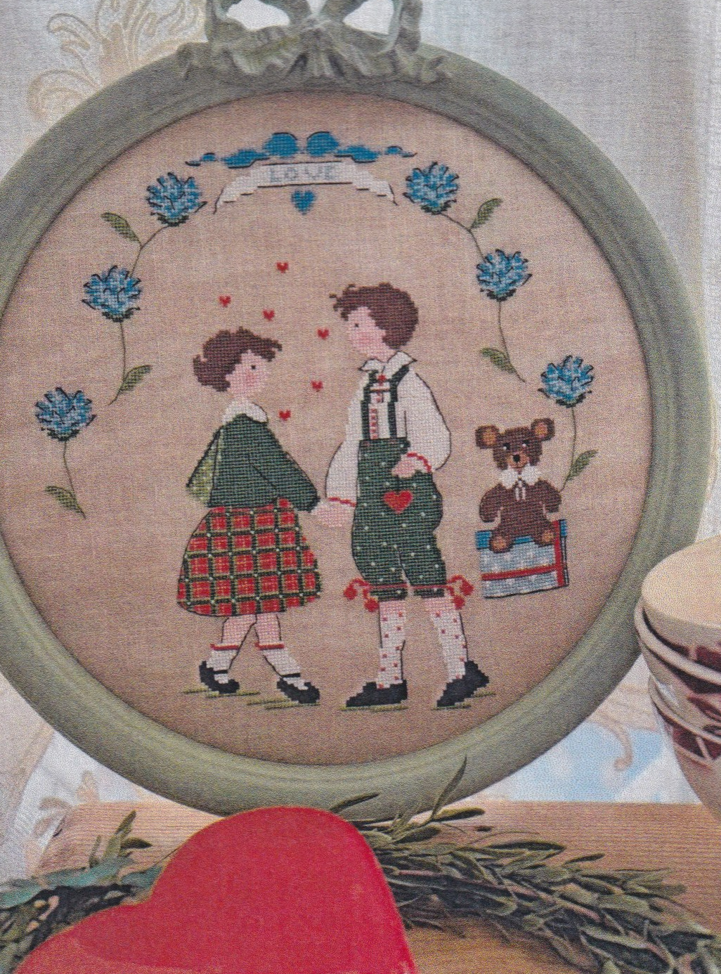 Parlami D'Amore Serafino -Valentine Cross Stitch Pattern