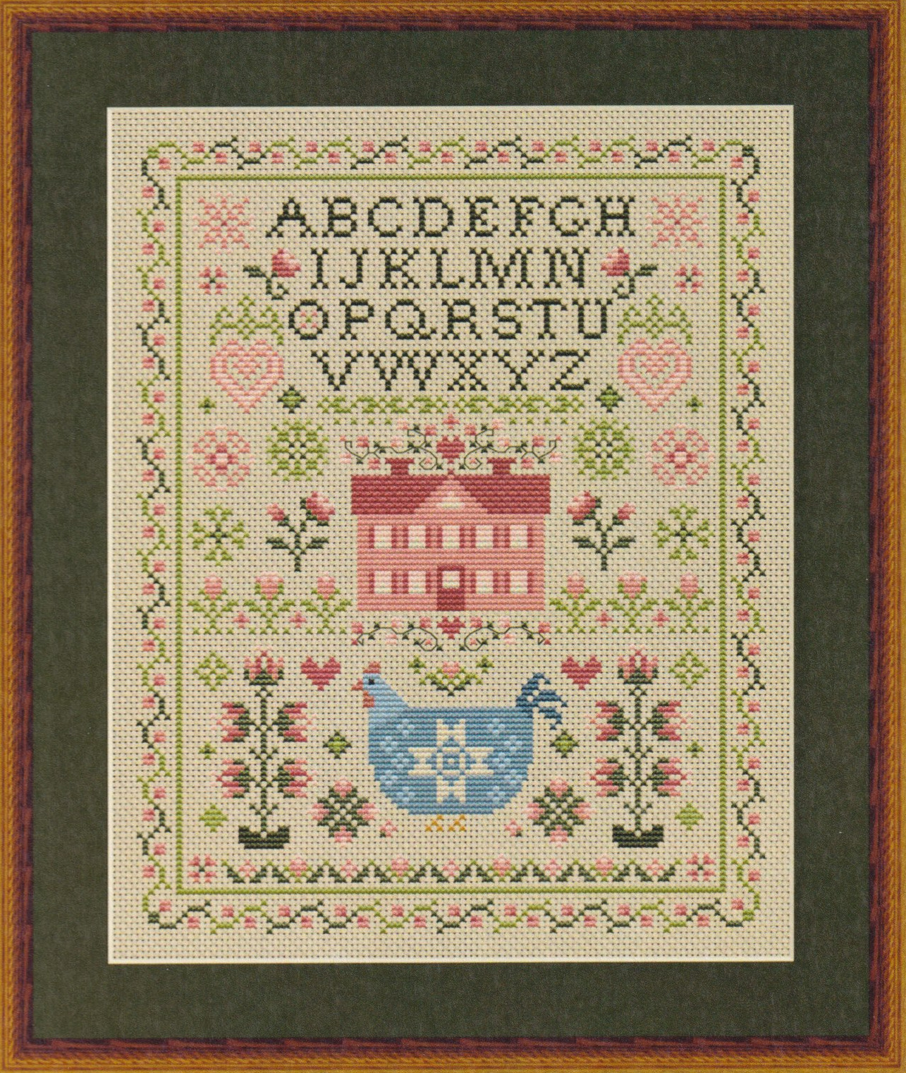 Henrietta In The Roses - Cross Stitch Pattern