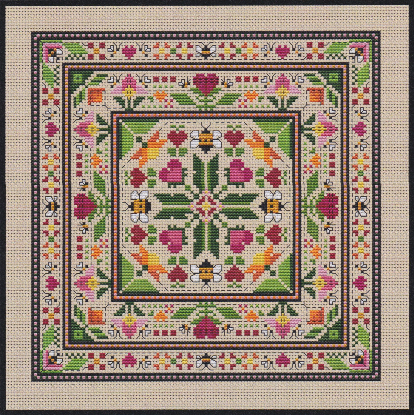 Bee Mine - Cross Stitch Pattern