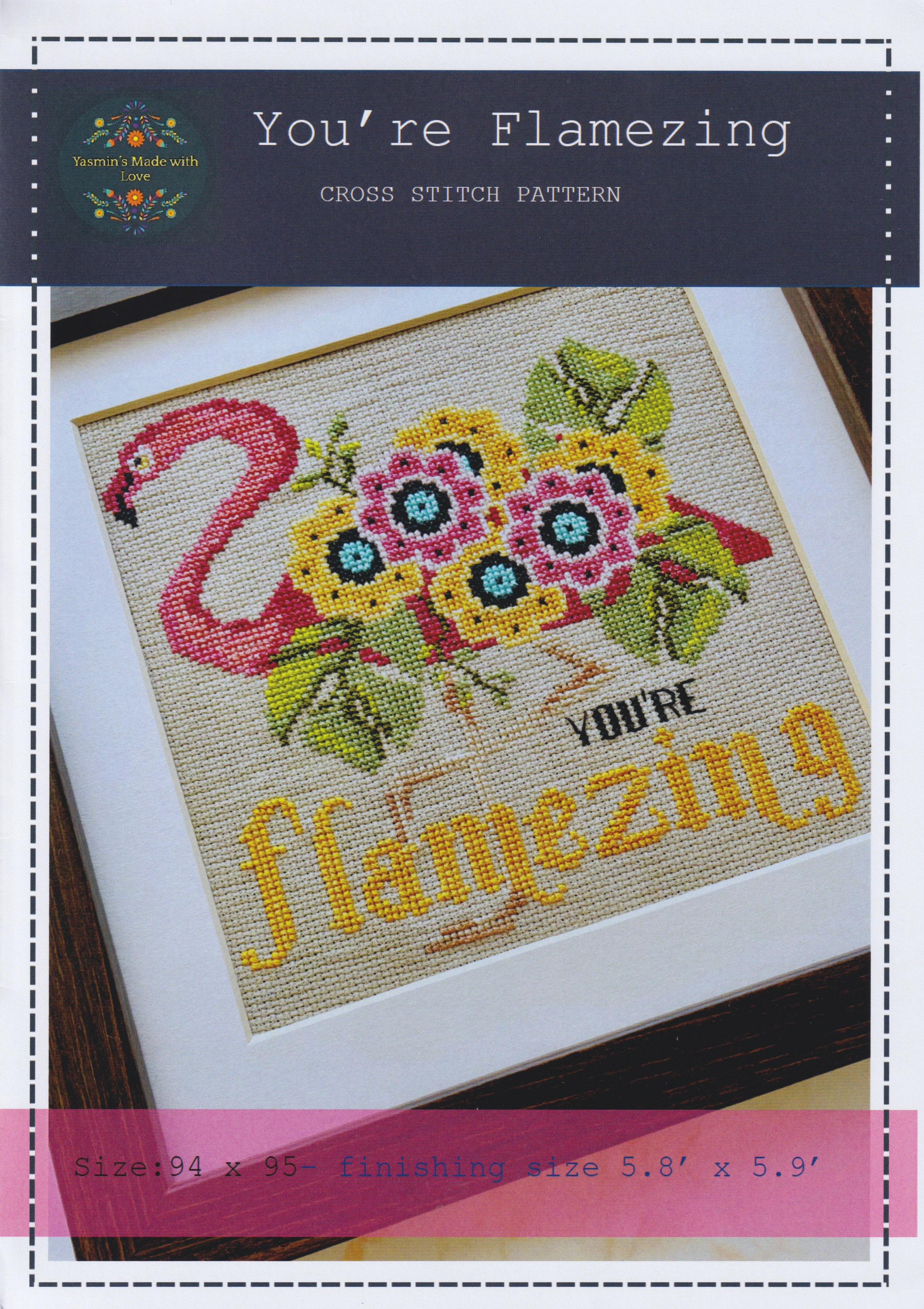 You're Flamezing  - Cross Stitch Pattern