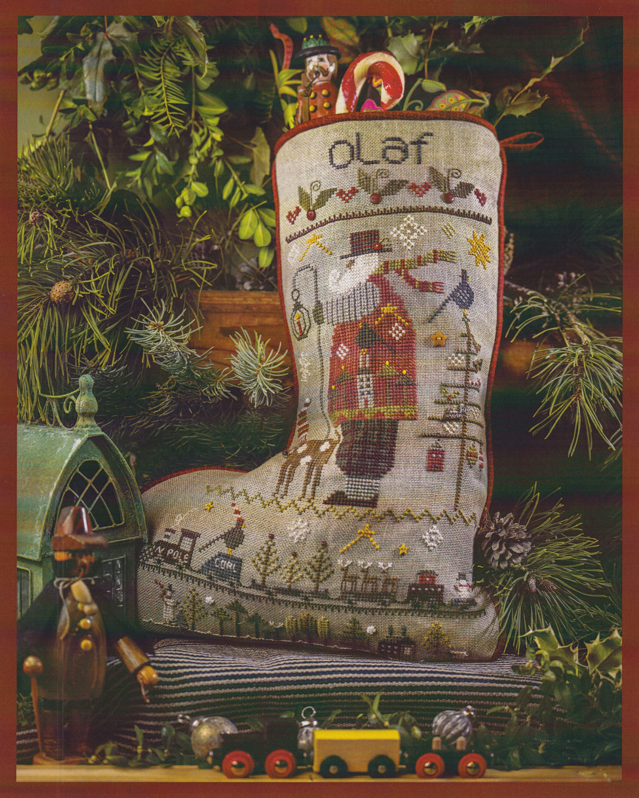 Olaf's Stocking - Christmas Cross Stitch Pattern