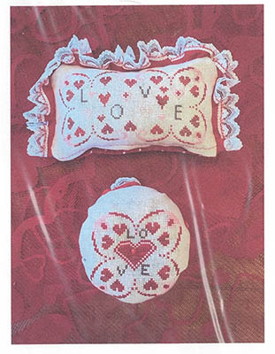 Love All Around - Valentine Cross Stitch Pattern
