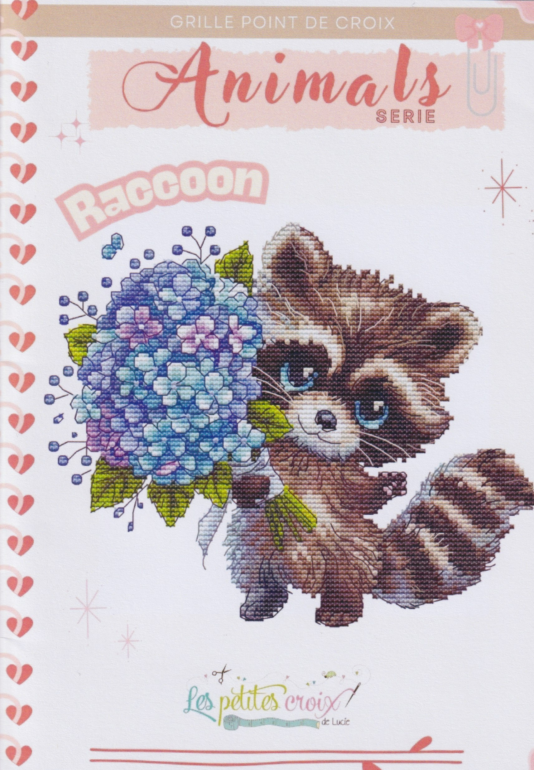 Animal Series Raccoon - Cross Stitch Pattern