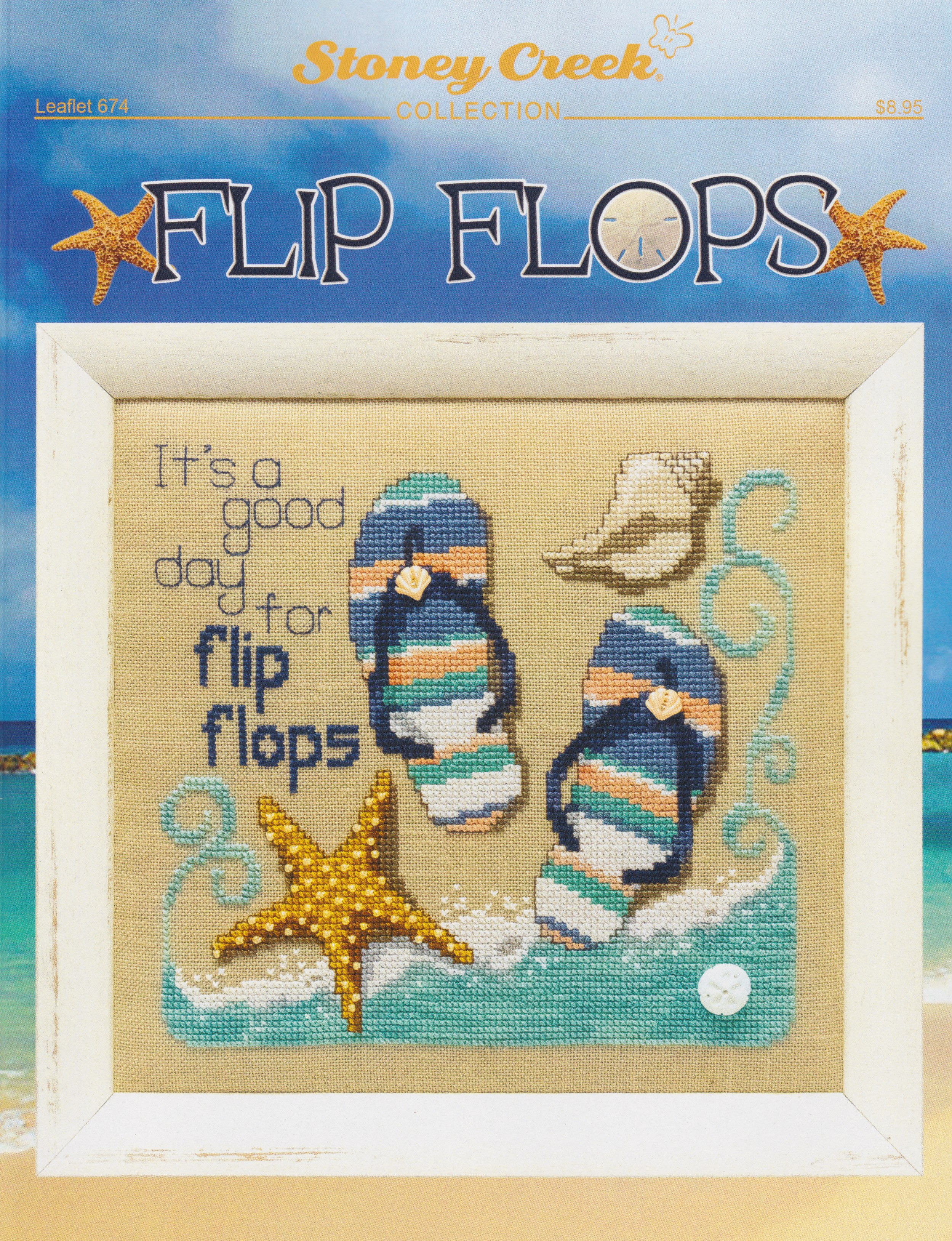 Flip Flops - Cross Stitch Pattern