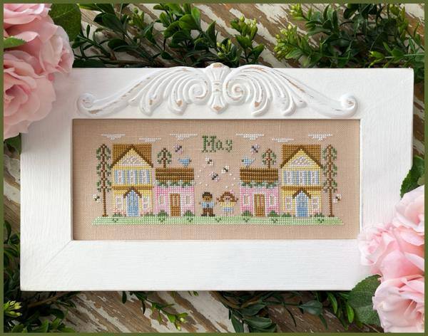 May Mini Village - Cross Stitch Pattern