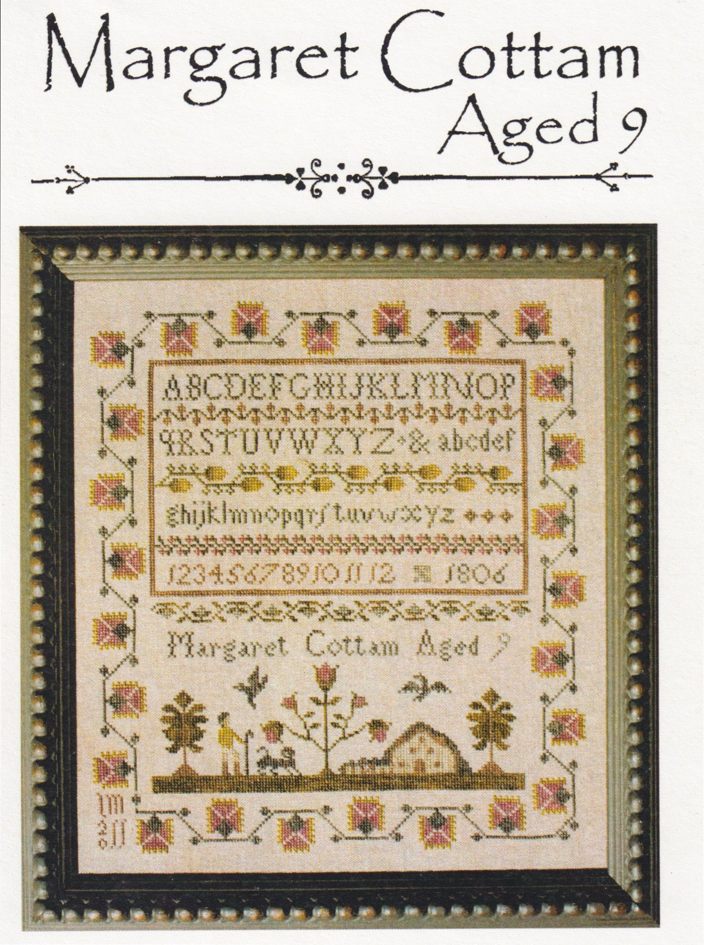 Margaret Cottam Aged 9 - Cross Stitch Pattern