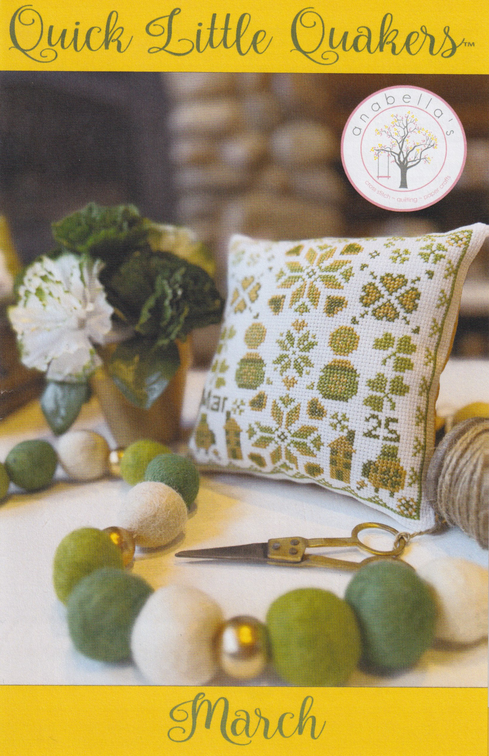 Quick Little Quakers March - Cross Stitch Pattern