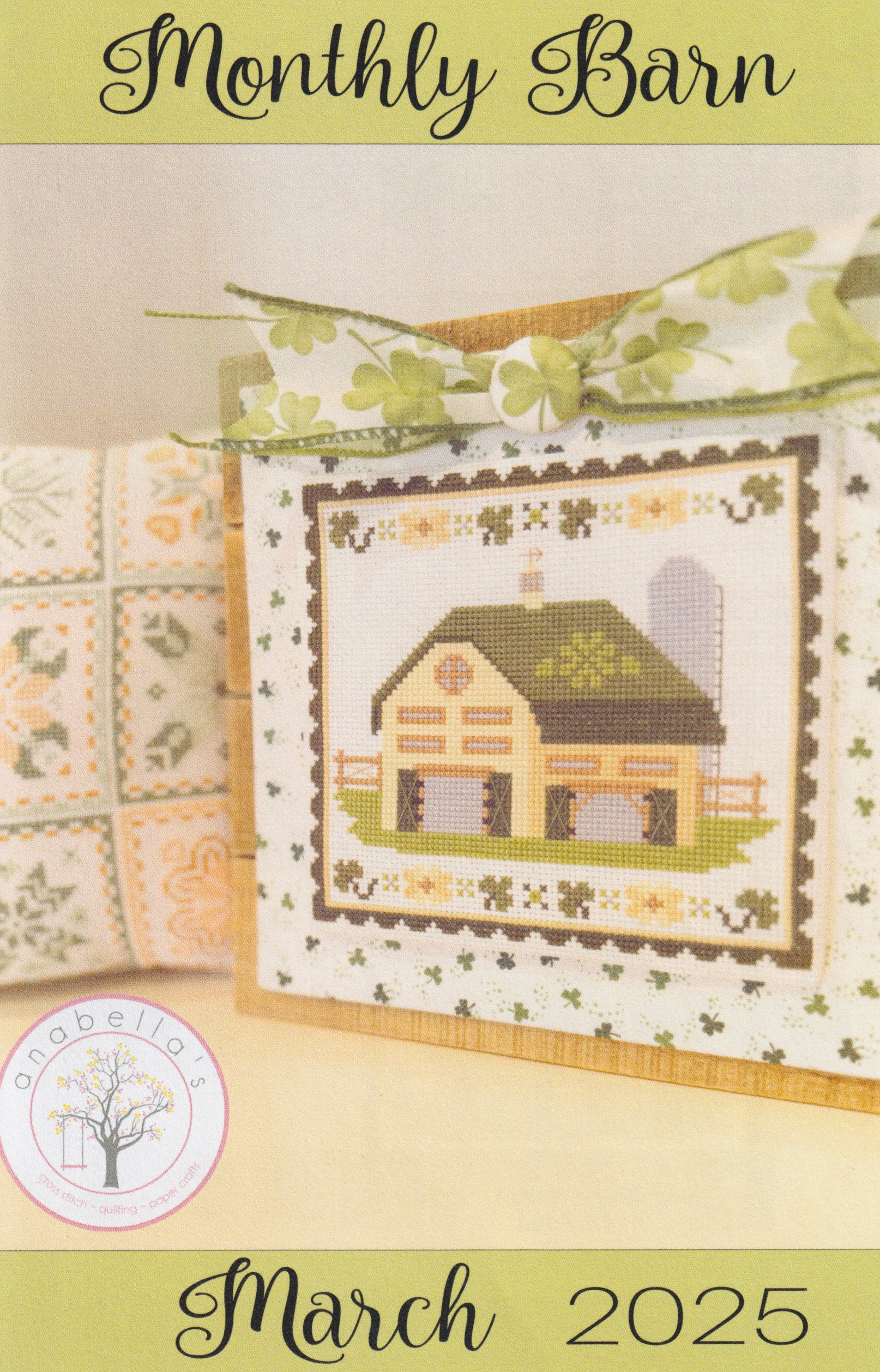 Monthly Barn March 2025 - Cross Stitch Pattern