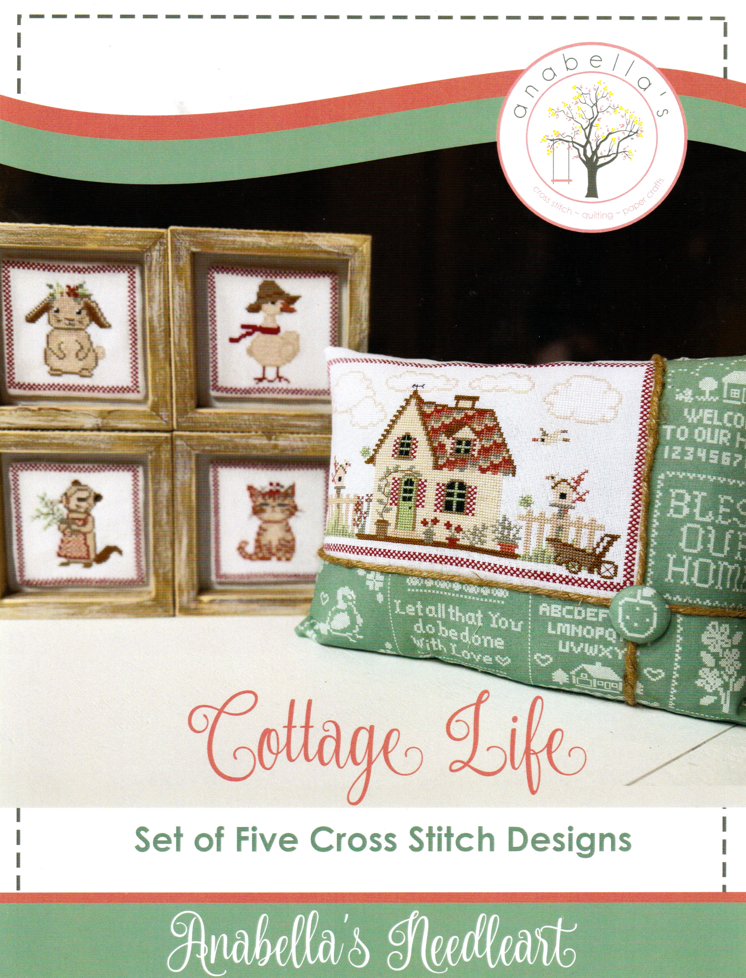 Cottage Life (Set Of 5)  - Cross Stitch Pattern