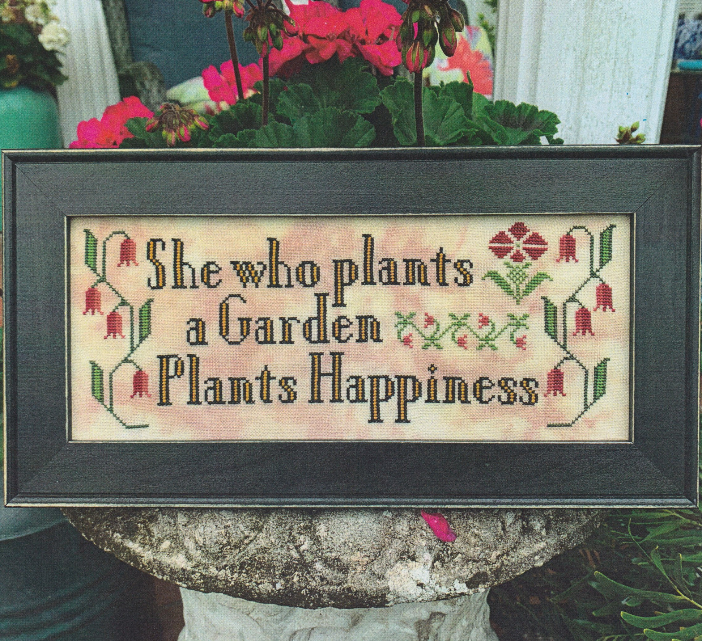 Plant Happiness - Cross Stitch Pattern