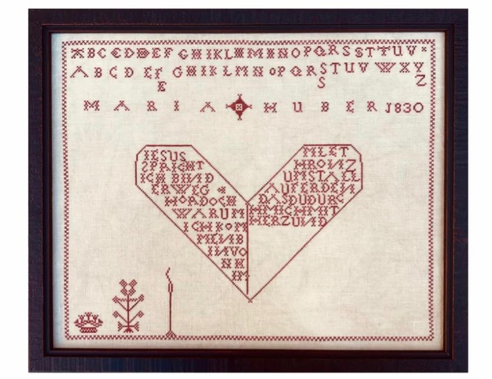 Maria Huber 1830 - Cross Stitch Pattern