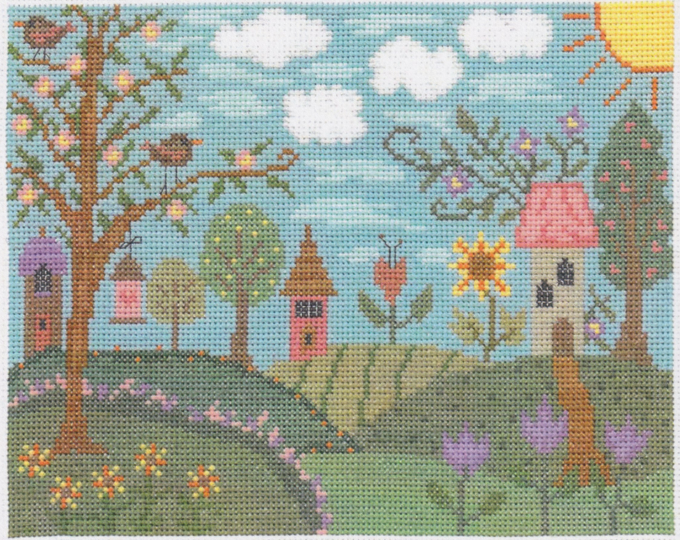 Sweet Seasons Spring - Cross Stitch Pattern
