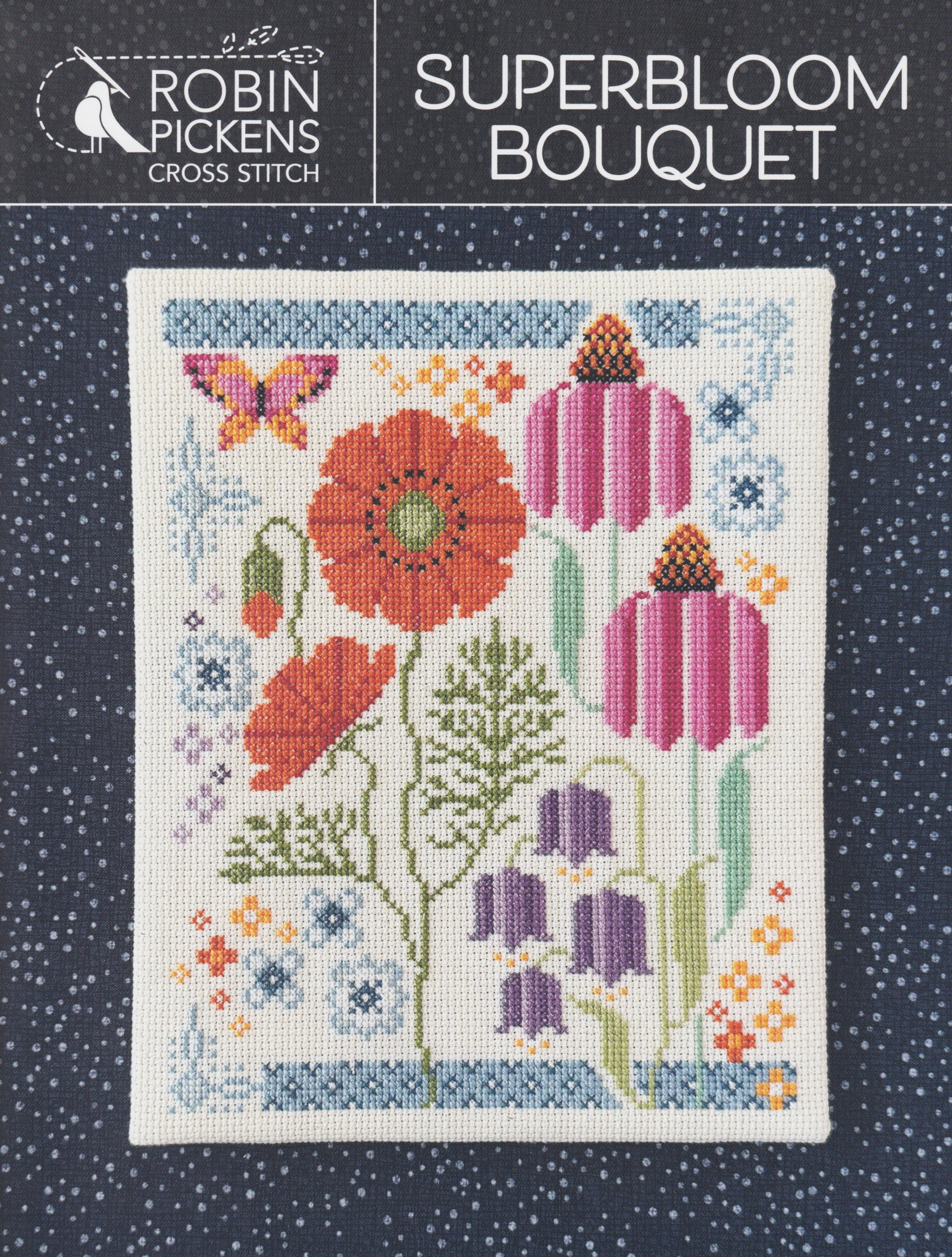 Superbloom Bouquet - Cross Stitch Pattern