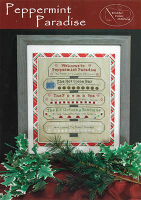 Peppermint Paradise - Christmas Cross Stitch Pattern