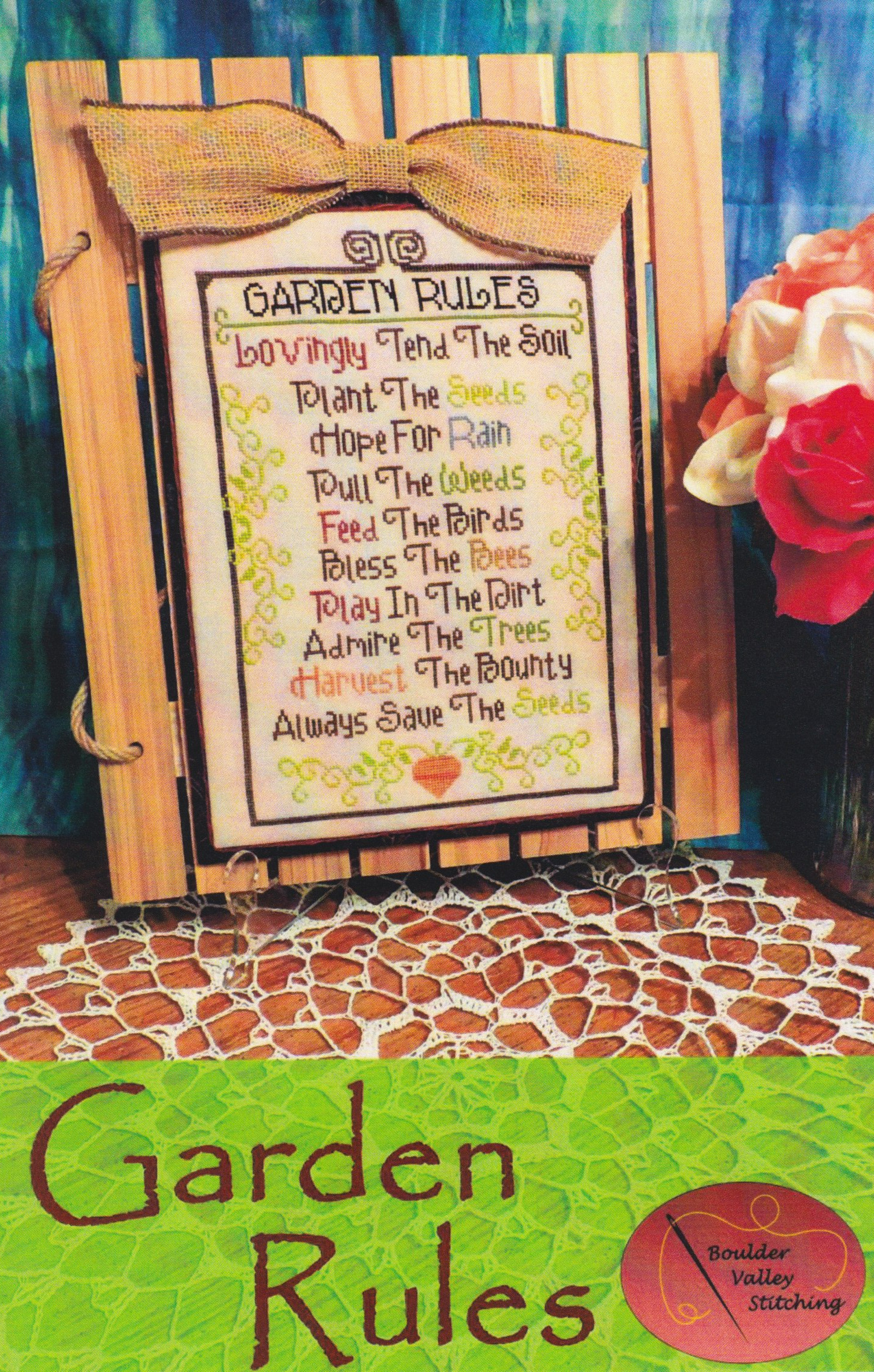 Garden Rules - Cross Stitch Pattern