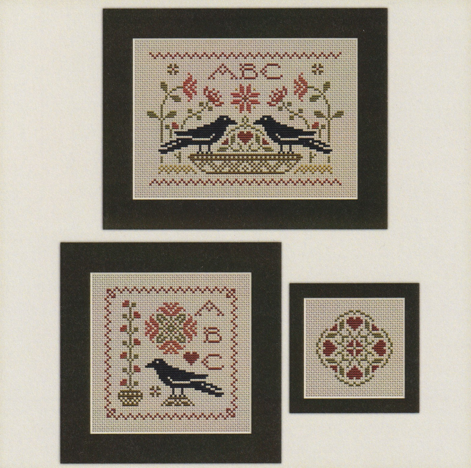 Crow Secrets In The Garden - Cross Stitch Pattern