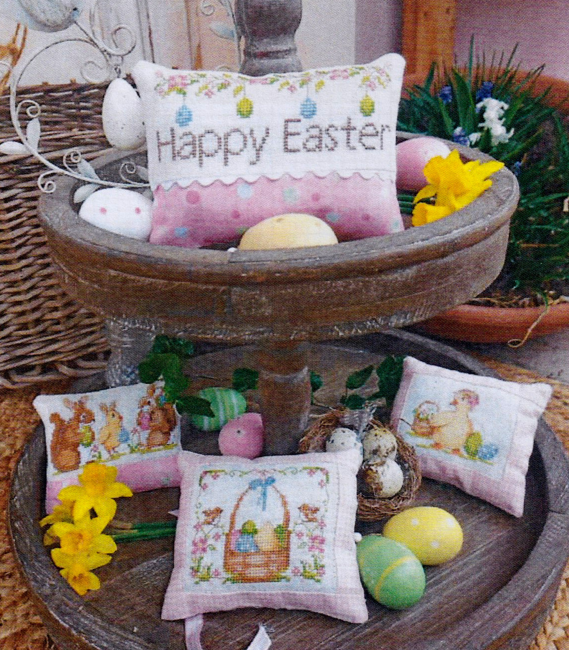 Happy Easter Set Cuscinetti - Cross Stitch Pattern