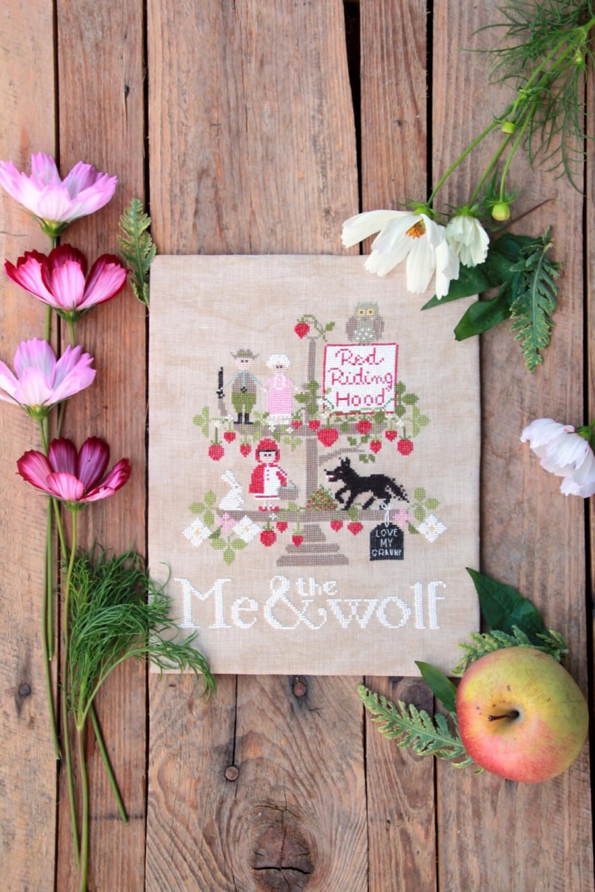 Me And The Wolf - Cross Stitch Pattern