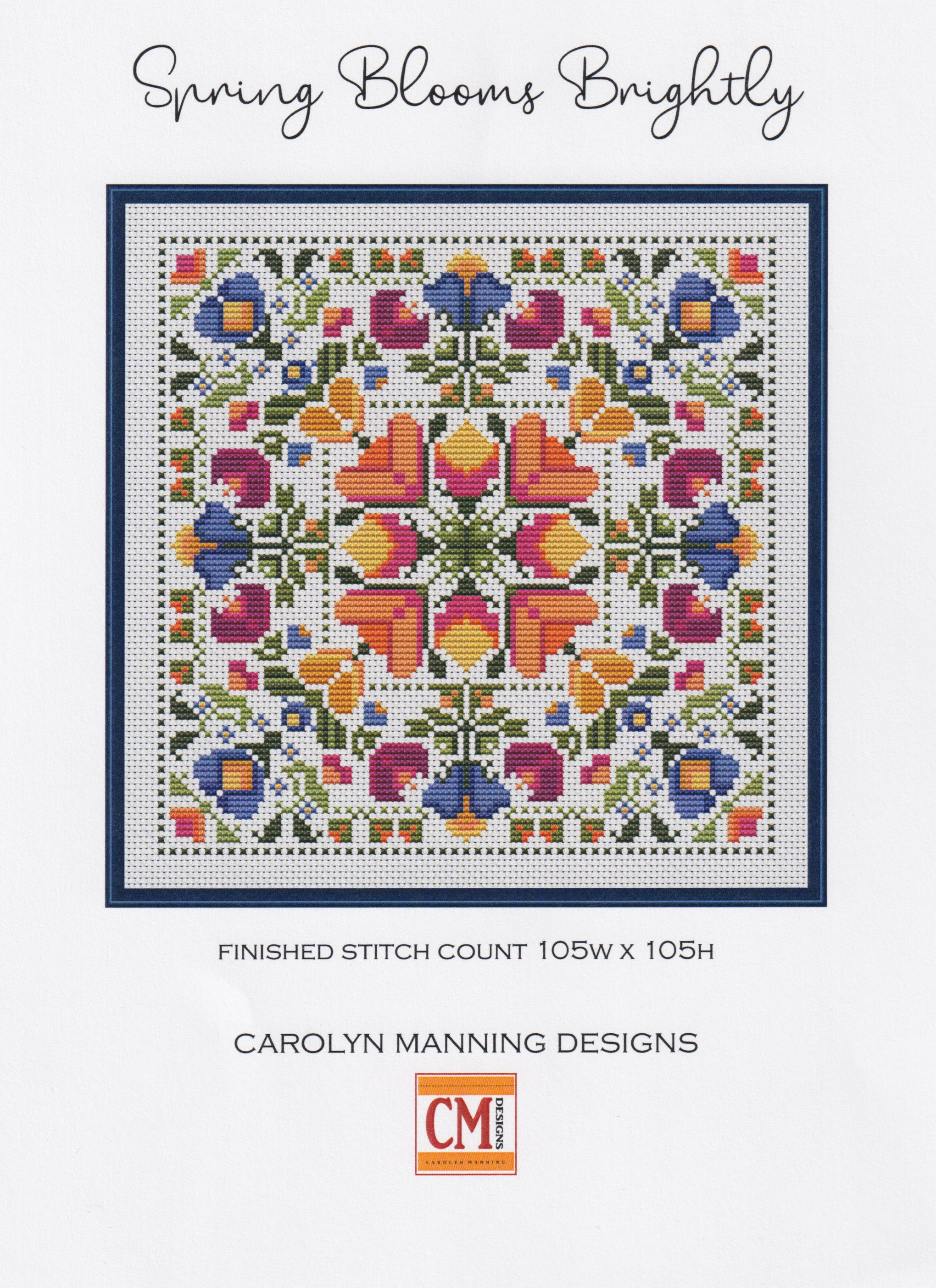 Spring Blooms Brightly - Cross Stitch Pattern