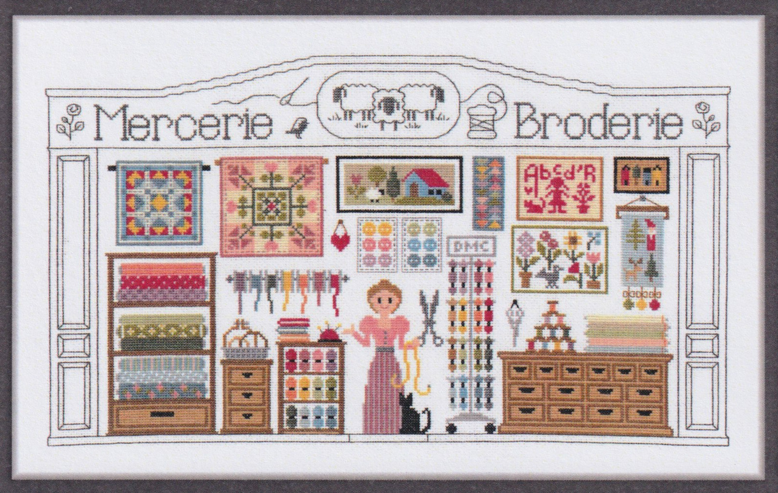 Mercerie Broderie - Cross Stitch Pattern 