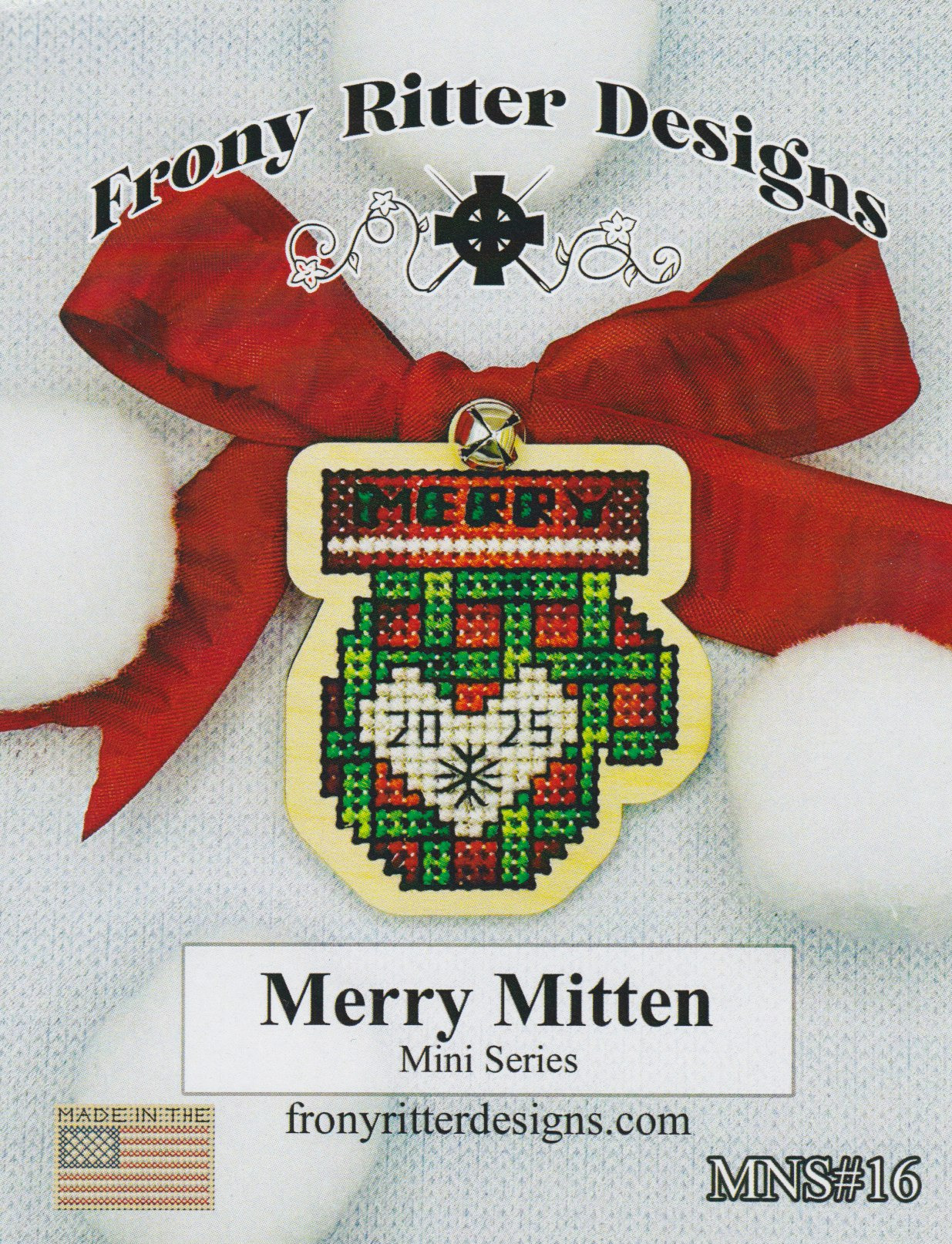 Merry Mitten - Christmas Cross Stitch Pattern