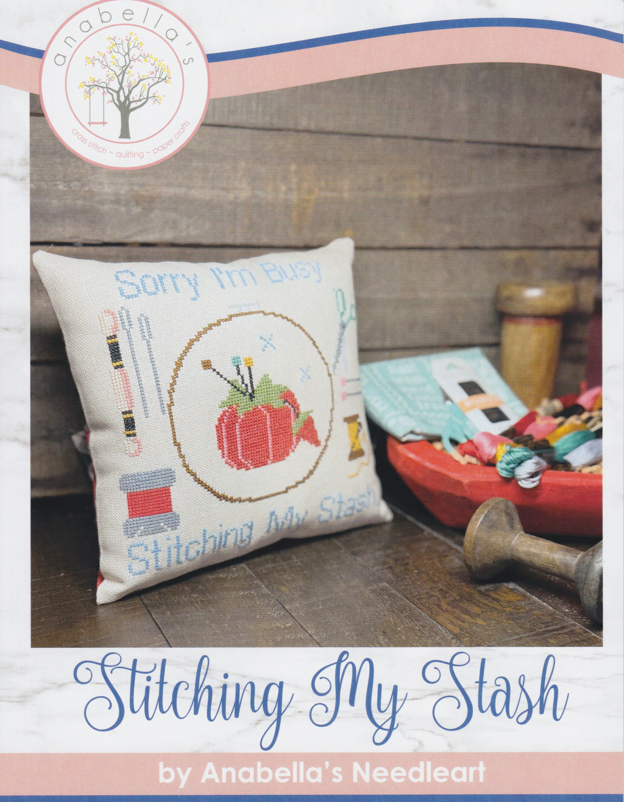 Stitching My Stash - Cross Stitch Pattern