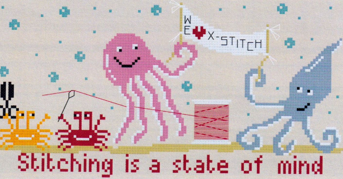Stitching Is A State Of Mind - Cross Stitch Pattern