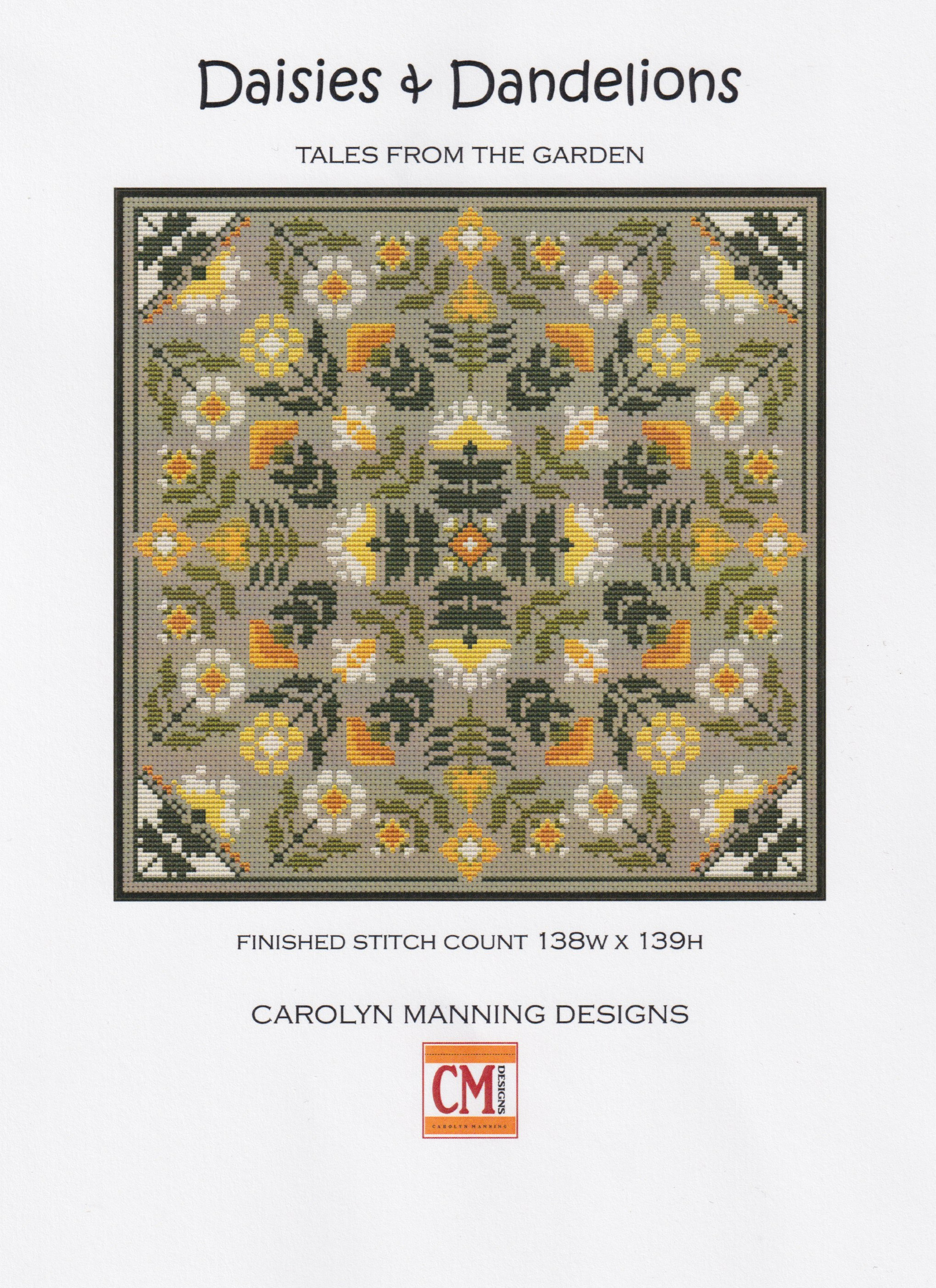 Daisies & Dandelions - Cross Stitch Pattern