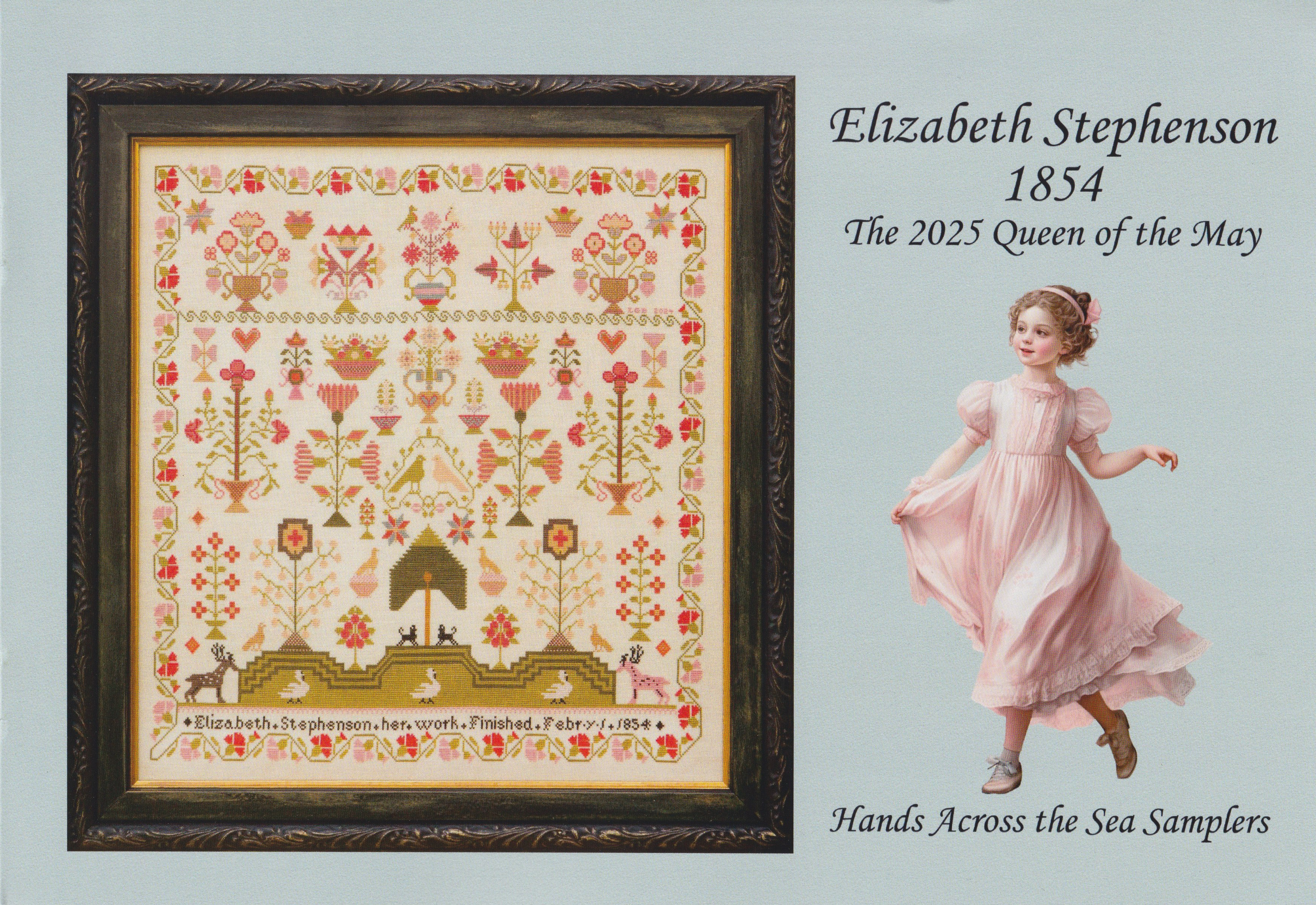 Elizabeth Stephenson 1854 - Cross Stitch Pattern