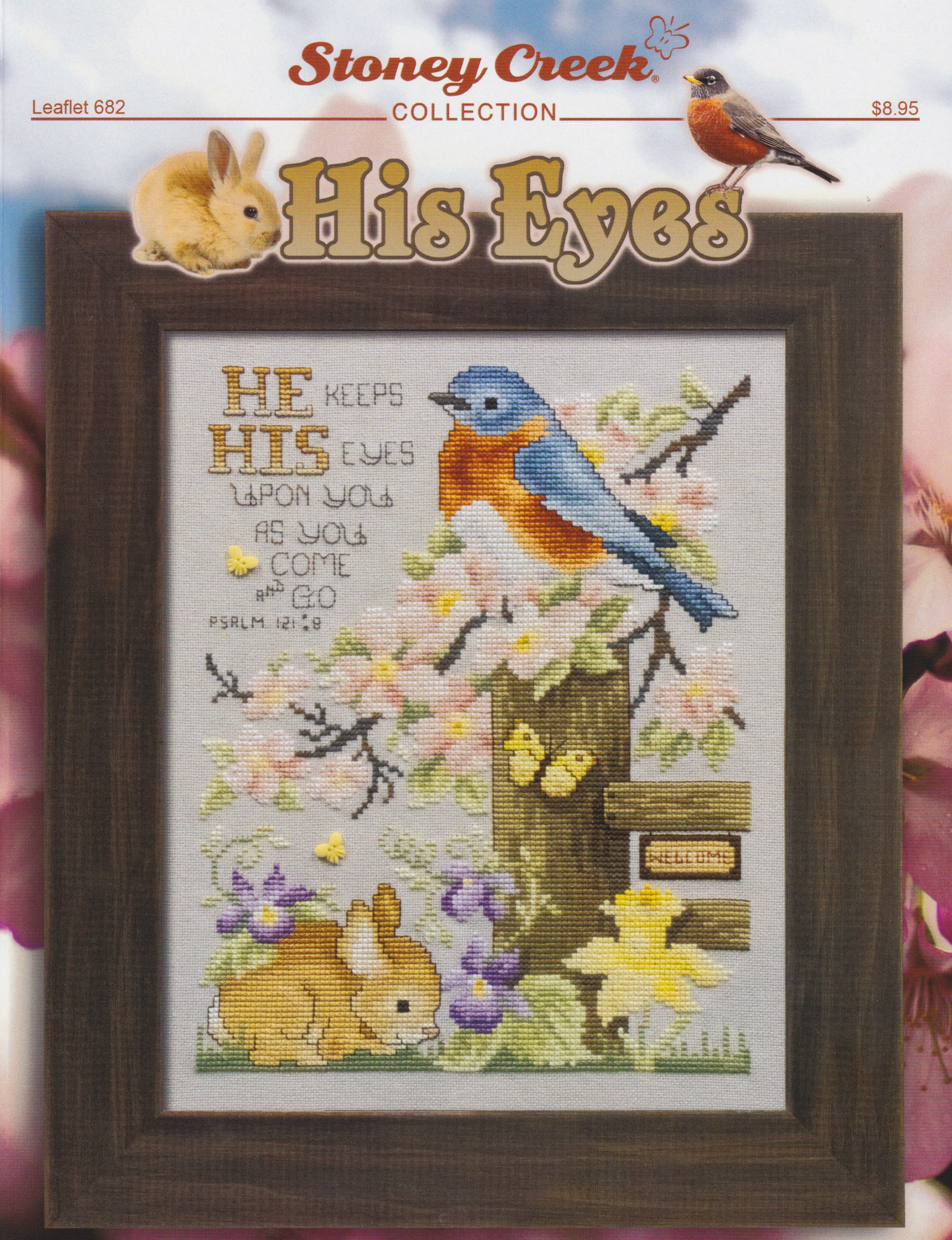 His Eyes - Christian Cross Stitch Pattern