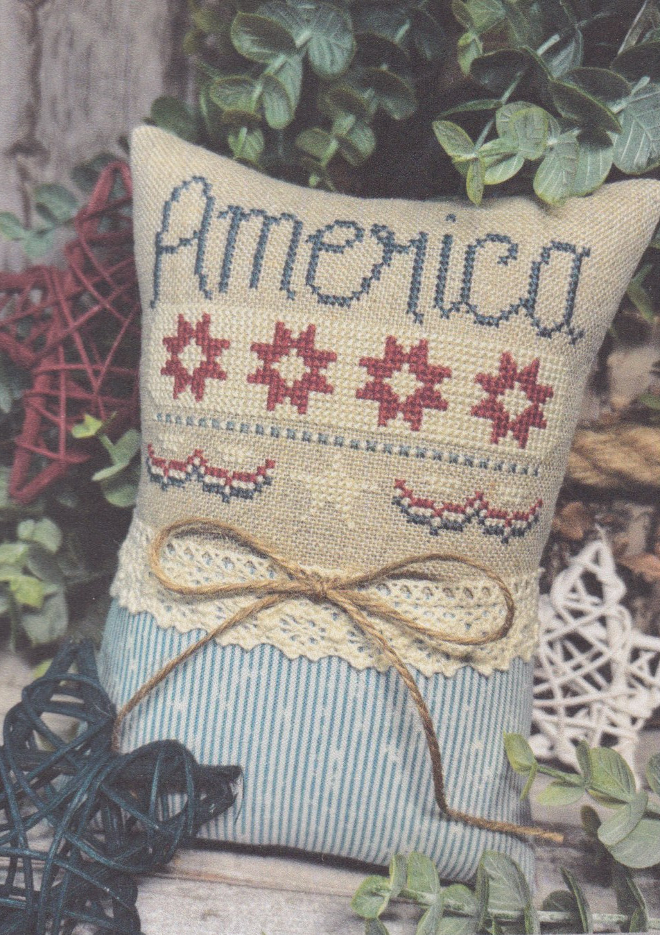 America - Patriotic Cross Stitch  Pattern