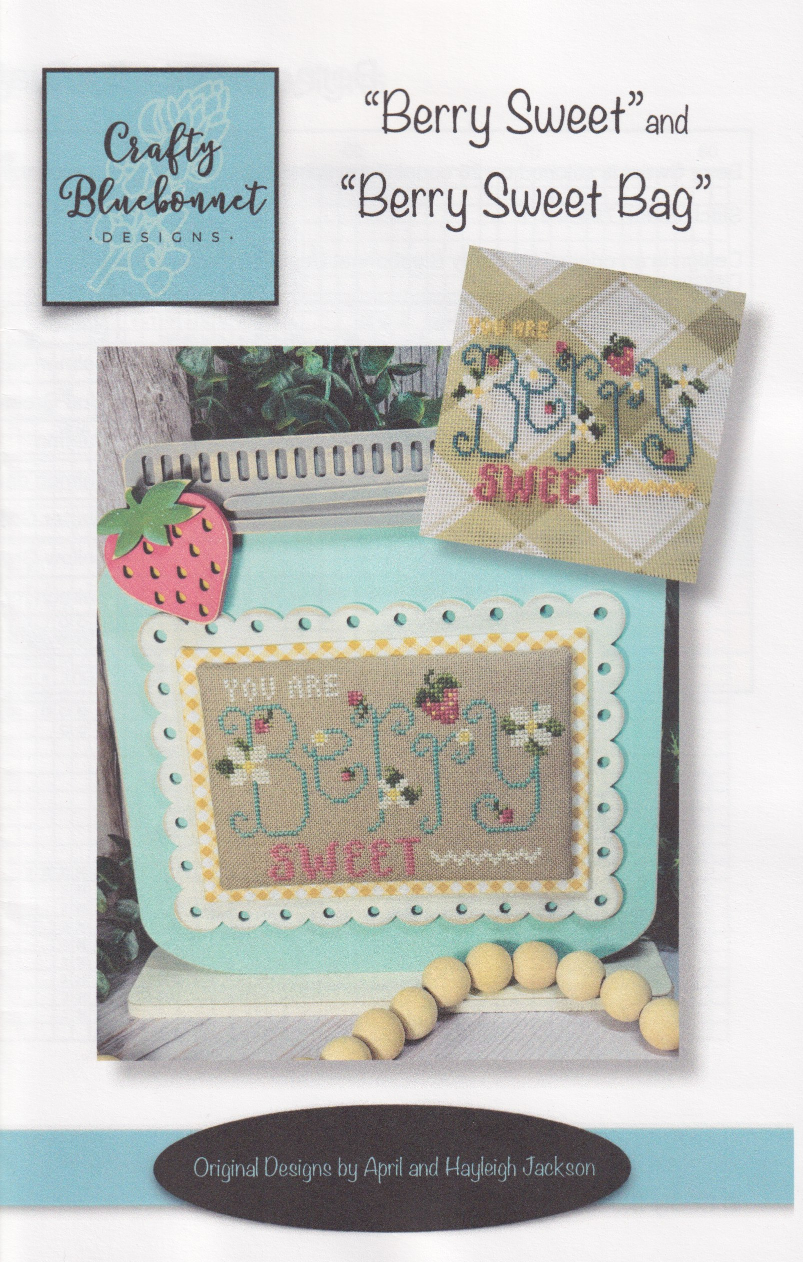 Berry Sweet And Berry Sweet Bag - Cross Stitch  Pattern