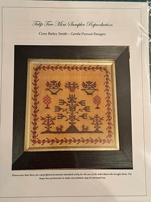 Tulip Tree Mini Sampler Reproduction - Pattern