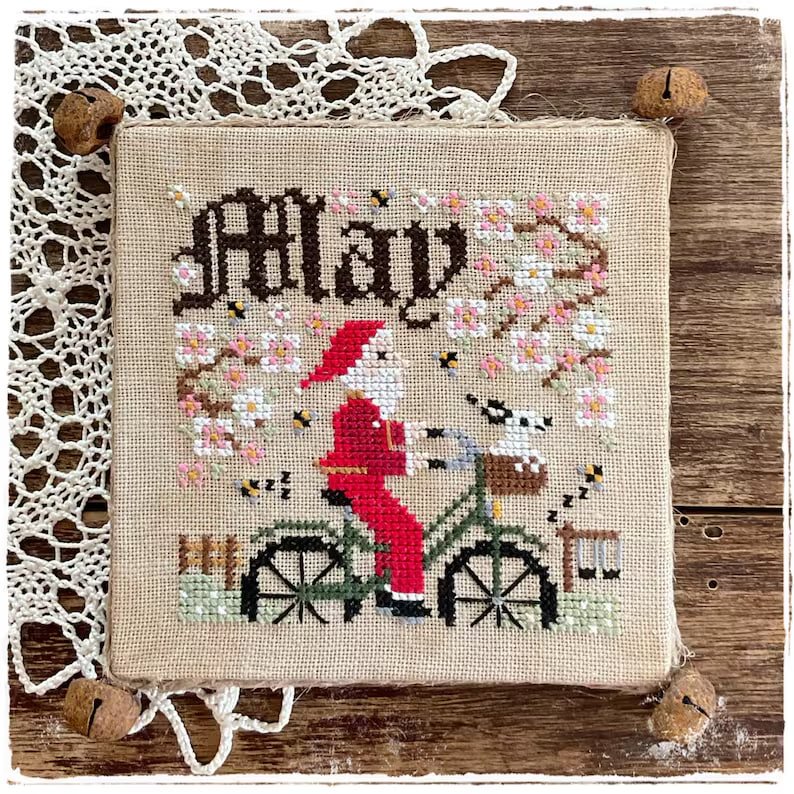 May - Twelve Months Of Christmas - Cross Stitch Pattern